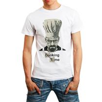 Camiseta Masculina Branca Breaking Bad 14