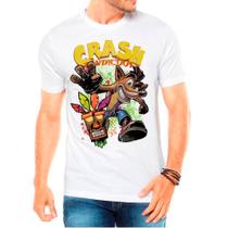 Camiseta Masculina Branca Crash Bandicoot 02