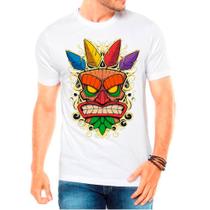 Camiseta Masculina Branca Crash Bandicoot 04