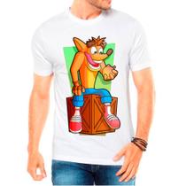 Camiseta Masculina Branca Crash Bandicoot 16