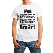 Camiseta Masculina Branca Dia dos Pais Paizão Papai 05