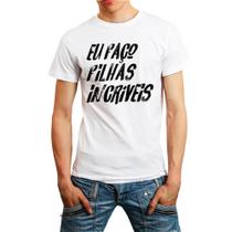 Camiseta Masculina Branca Dia dos Pais Paizão Papai 12