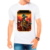 Camiseta Masculina Branca Doom Games Jogos 01