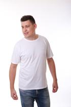 Camiseta Masculina Branca Estampa Logomarca Lateral
