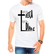 Camiseta Masculina Branca Fé Gospel Católica Religião 08