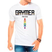 Camiseta Masculina Branca Gamer Games jogos 07