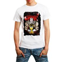 Camiseta Masculina Branca IT Terror Filme 01