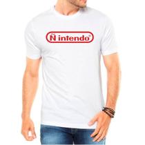 Camiseta Masculina Branca Nintendo Games Jogos - DESIGN CAMISETAS Camiseta Masculina Branca Nintendo Games Jogos - DESIGN CAMISETAS