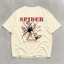 Camiseta Masculina Branca Oversized Malha Premium Algodão Camiseta Masculina Branca Oversized Malha Premium Algodão