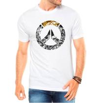 Camiseta Masculina Branca Overwatch Jogos Games 01