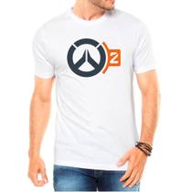 Camiseta Masculina Branca Overwatch Jogos Games 03