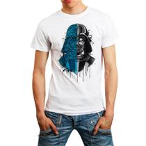 Camiseta Masculina Branca Star Wars Darth Vader 21 Camiseta Masculina Branca Star Wars Darth Vader 21