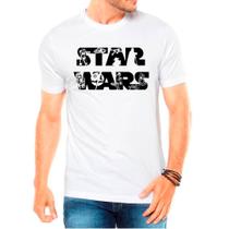 Camiseta Masculina Branca Star Wars Filme 03