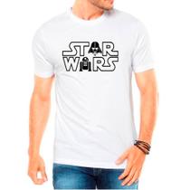 Camiseta Masculina Branca Star Wars Filme 05