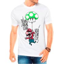 Camiseta Masculina Branca Super Mario 06