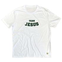Camiseta Masculina Branca Team Jesus Camiseta Masculina Branca Team Jesus