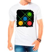 Camiseta Masculina Branca Xbox 03 - DESIGN CAMISETAS Camiseta Masculina Branca Xbox 03 - DESIGN CAMISETAS