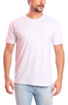 Camiseta Masculina Branco 100% Algodão - Tam M