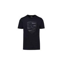 Camiseta Masculina Brasão Porsche Preta Camiseta Masculina Brasão Porsche Preta