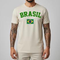 Camiseta Masculina Brasil Bandeira Futebol Copa 2026 Algodão 100 Streetwear Casual Premium Confortável Lifestyle Urbano Camiseta Masculina Brasil Bandeira Futebol Copa 2026 Algodão 100 Streetwear Casual Premium Confortável Lifestyle Urbano