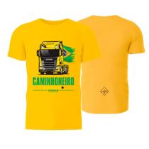 Camiseta Masculina Brasil Caminhoneiro Caminhão Scania - Estradão BR