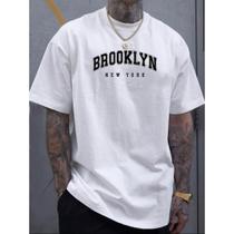 Camiseta Masculina BROOKLYN 100% Algodão malha 30.1