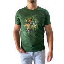 Camiseta masculina café fauna cafeicultura Camiseta masculina café fauna cafeicultura