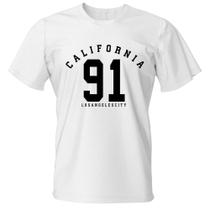 Camiseta Masculina California 100% Algodão 30.1 Penteado - Premium