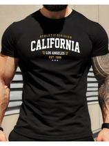 Camiseta Masculina California Est. 1986 - Algodão Confortável, Estilo Atlético