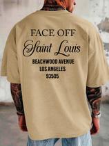 Camiseta Masculina Camisa Algodão Estampada Casual Basica