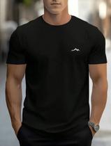 Camiseta Masculina Camisa BÁsica Slim Algodão Egípcio Não Amassa NÃO Encolhe Envio 24h