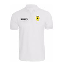 Camiseta Masculina Camisa da Ferrari Blusa Masculina Camisa Gola Polo