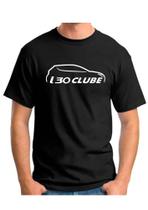 Camiseta masculina camisa preta carro i30 clube barato