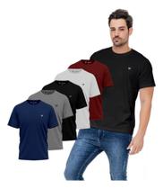 Camiseta Masculina Camisas Slim Voker 100% Algodão