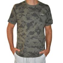 Camiseta Masculina Camuflada Estampada Algodão Versatilidade - SBA