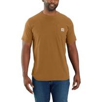 Camiseta masculina Carhartt Big & Tall Force Relaxed Fit marrom
