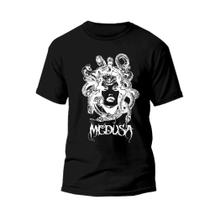 Camiseta Masculina Casual Algodão Premium Adulto, Infantil e Plus Size Medusa