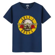 Camiseta Masculina Casual Algodão Premium Guns N Roses - Elite