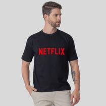 Camiseta Masculina Casual Básica Estampa Personalizada Netflix Animes Seriado