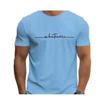 Camiseta Masculina Casual De Algodão De Verão Tamanho 100% Carta Estampada Gola Redonda Manga Curta