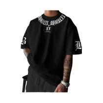 Camiseta Masculina Casual Esportiva Respirável Com Estampa 3D De Letras, Verão 2025 Camiseta Masculina Casual Esportiva Respirável Com Estampa 3D De Letras, Verão 2025