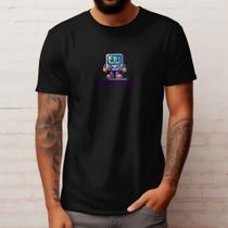 Camiseta Masculina Casual Gamebox Polo Blu em Algodão Leve do P ao G1