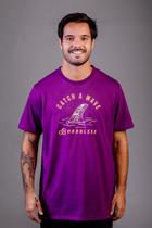 Camiseta Masculina - Catch a wave - Roxo