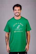 Camiseta Masculina - Catch a wave - Verde Camiseta Masculina - Catch a wave - Verde