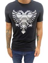 Camiseta Masculina Cavalera Preta Estampada Logo