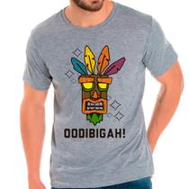 Camiseta Masculina Cinza Crash Bandicoot 05