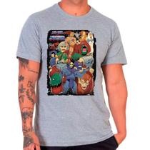 Camiseta Masculina Cinza Desenho He-Man 14