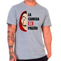 Camiseta Masculina Cinza Dia dos Pais Paizão Papai 11