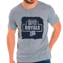 Camiseta Masculina Cinza Fortnite 01