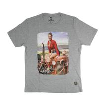 Camiseta Masculina Cinza Trator